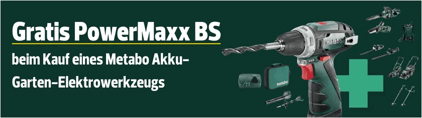 Metabo Gratis Akku Aktion