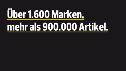 Toolineo bietet über 1.600 Marken und 900.000 Artikel an.