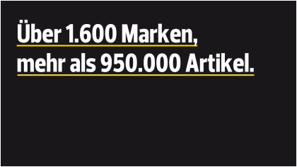 Toolineo bietet über 1.600 Marken und 900.000 Artikel an.